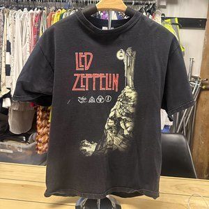 90s WORN IN LED ZEPPELIN  BAND SHIRT SIZE M